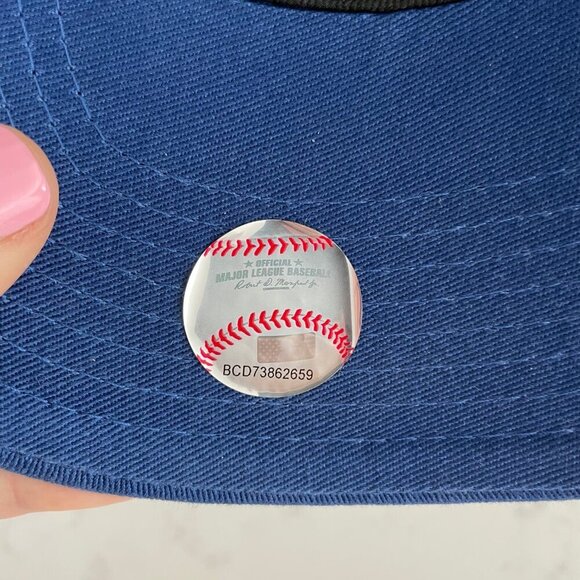 New Era 9 Forty Fitted Official Toronto Blue Jays Baseball Cap Blue Wht Red Sz S - Picture 4 of 10